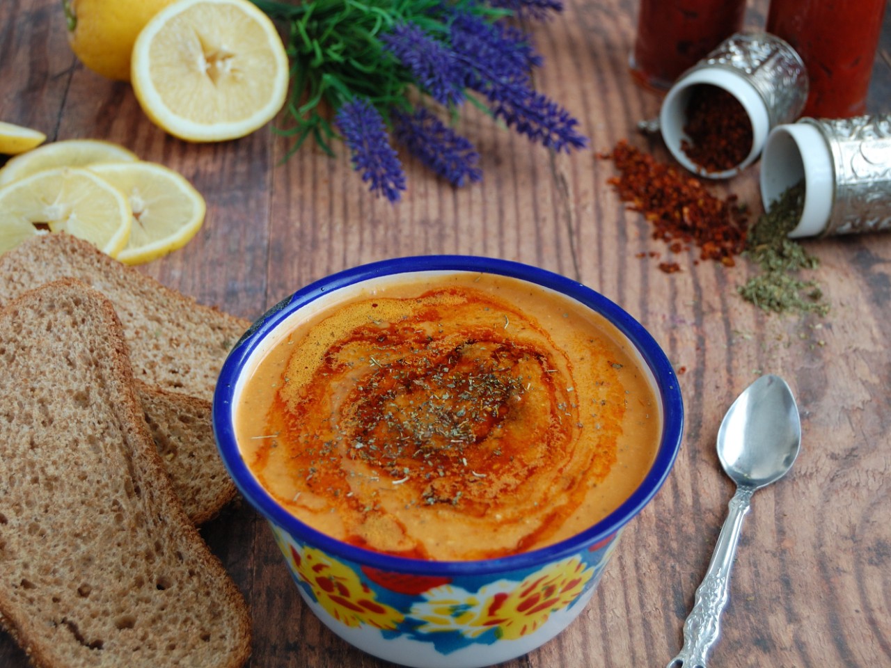 Ezogelin soup. Turkish lentil Bride soup story
