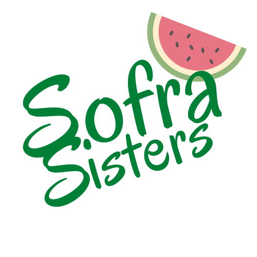 logo reads sofra sisters in green with watermelon slice