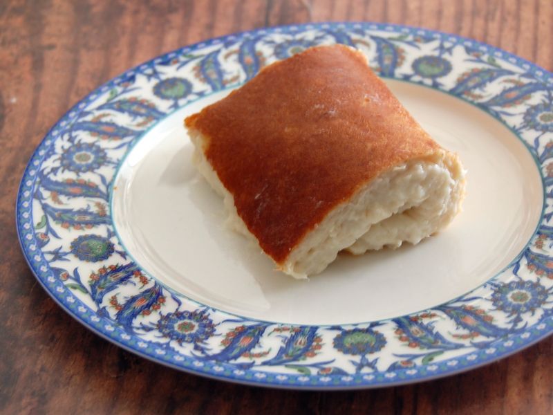 Sweet Chicken Pudding (Kazandibi-Tavukgöğüsü)