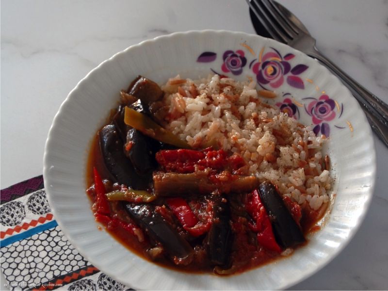 Braised Aubergines (Patlıcan Silkme)